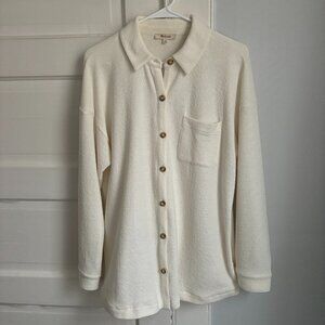 Madewell waffled shirt jacket